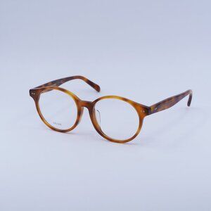 Celine CL50008F 053 Eyeglasses Havana 52mm Round Frame